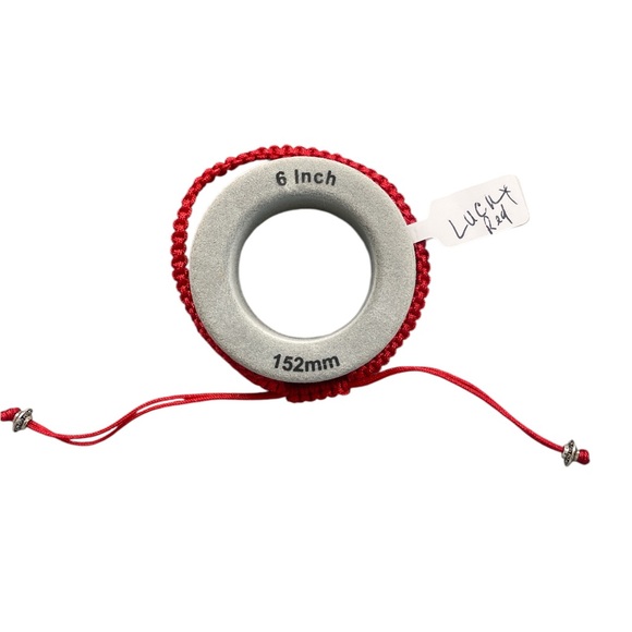 Lucky Red Braided Feng Shui Chinese Bracelet, Adjustable OS - Picture 4 of 7